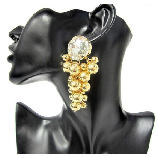 Pearl Cluster Earrings