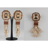 " Beaded Beauty" Statement Earrings