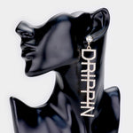 Drippin Rhinestone Earrings