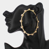 Blinged Hoops