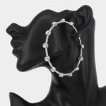 Blinged Hoops