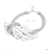 Twisted Pearl Necklace & Earring Set