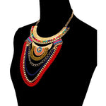 Layered Chain Necklace & Earring Set