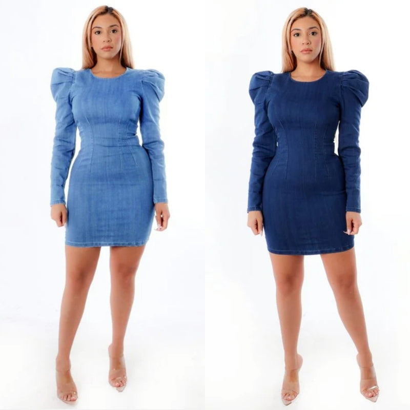 Showtime Denim Dress