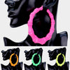 Neon Bamboo Earrings