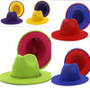 Color Block Fedora Hat