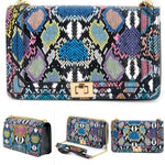 Fiona multi-Snake Handbag