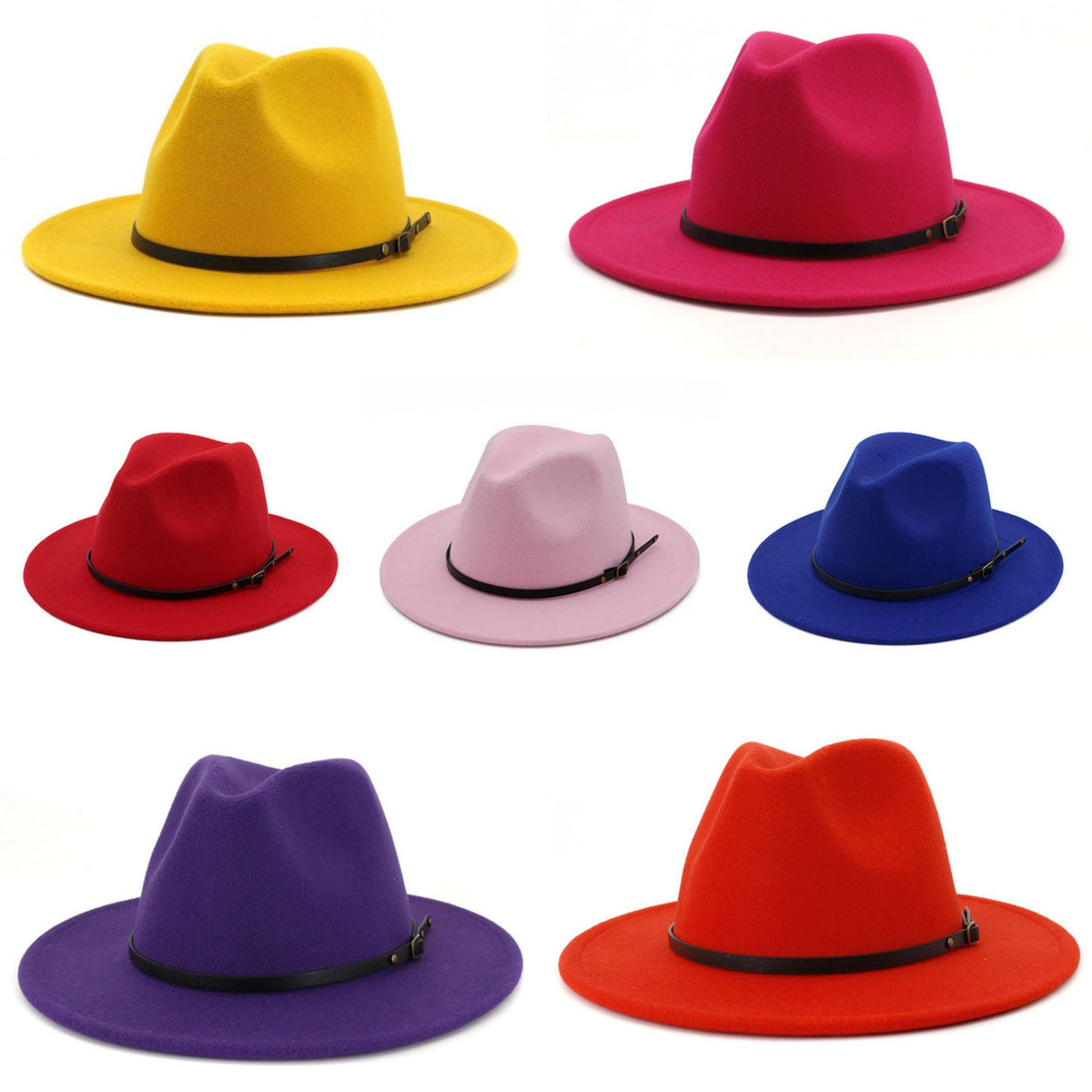 Baddie Brim Fedora Hat