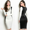 Ying Yang Dress (Ivory/Black)