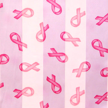 Pink Ribbon Breast Cancer Awareness Scarf
