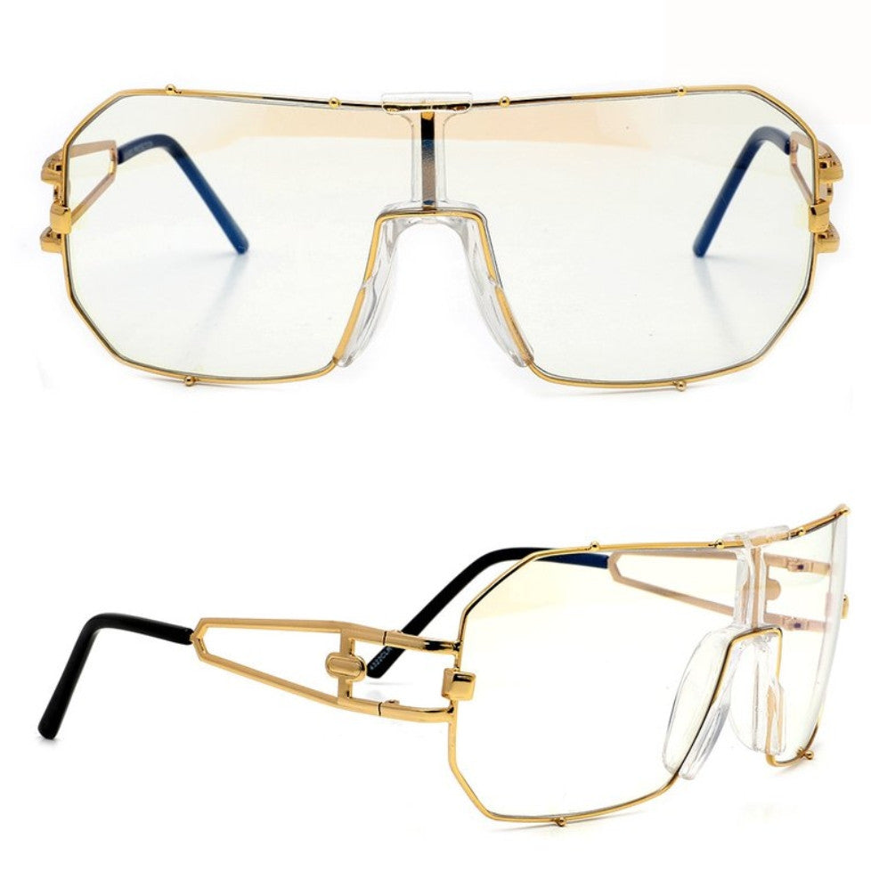 Barcelona Clear Oversized Sunglasses