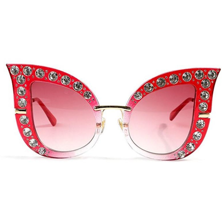 Rhinestone Butterfly Sunglasses