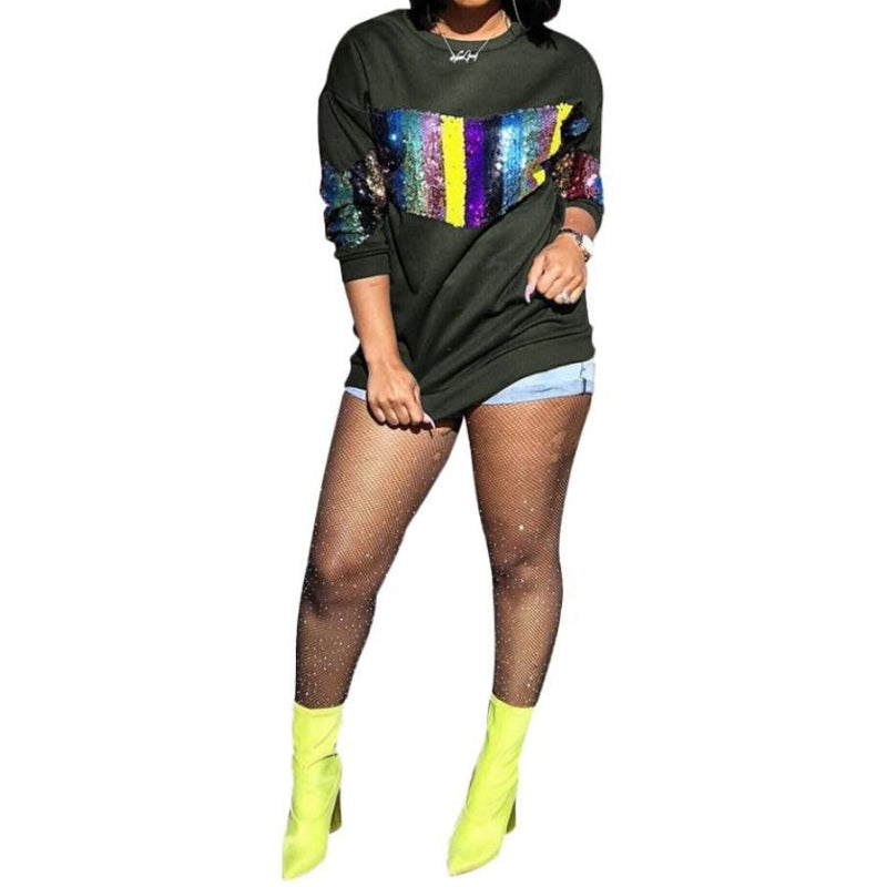 Glamazon Sequin Sweatshirt