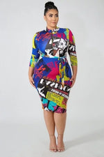 Making Headlines Bodycon Dress