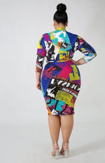 Making Headlines Bodycon Dress