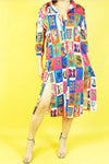 Fierce in Colours Shirt Dress
