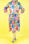 Fierce in Colours Shirt Dress