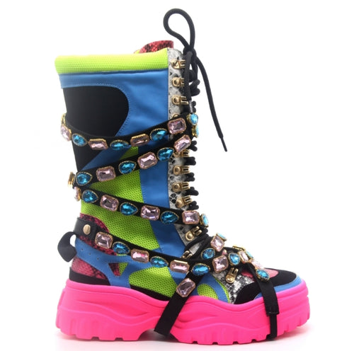 Take a Hike Bejeweled Boots