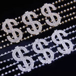 Money Talks Rhinestone Choker