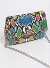 Rainbow Snake Shoulder Bag