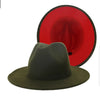 Red bottom Fedora Hat