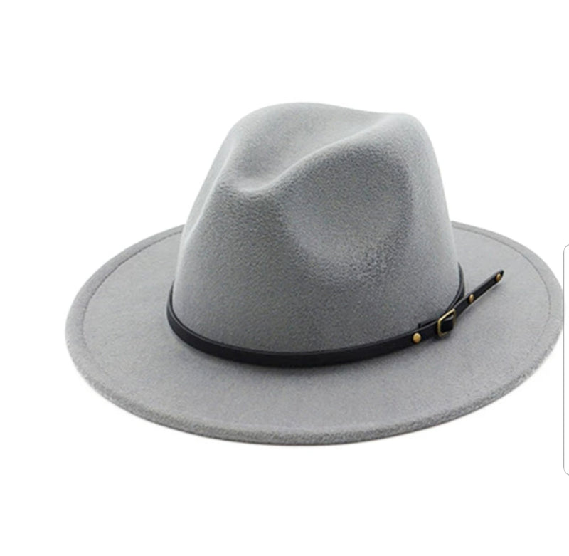 Red bottom Fedora Hat