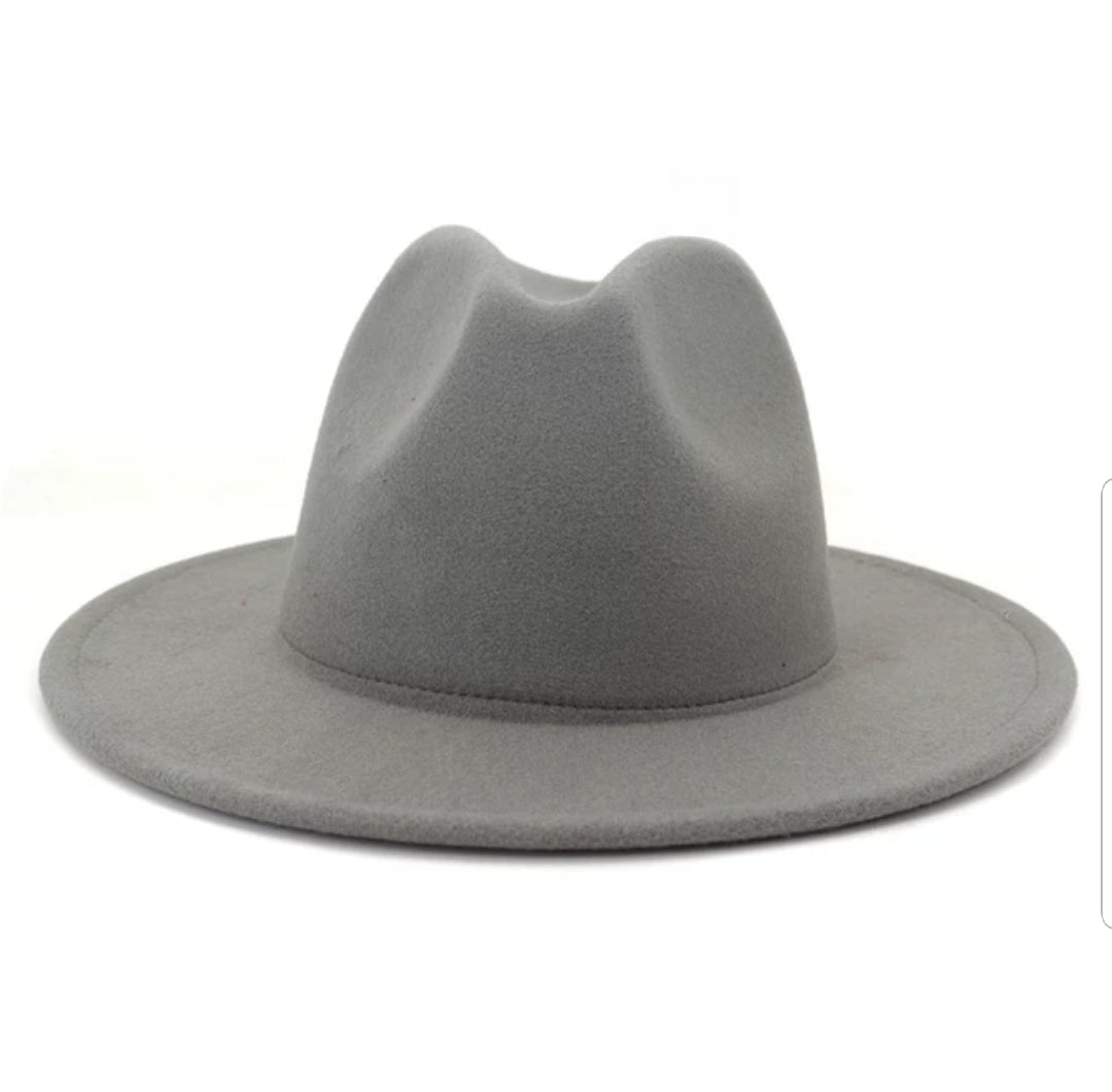 Red bottom Fedora Hat