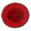 Red bottom Fedora Hat