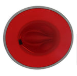 Red bottom Fedora Hat