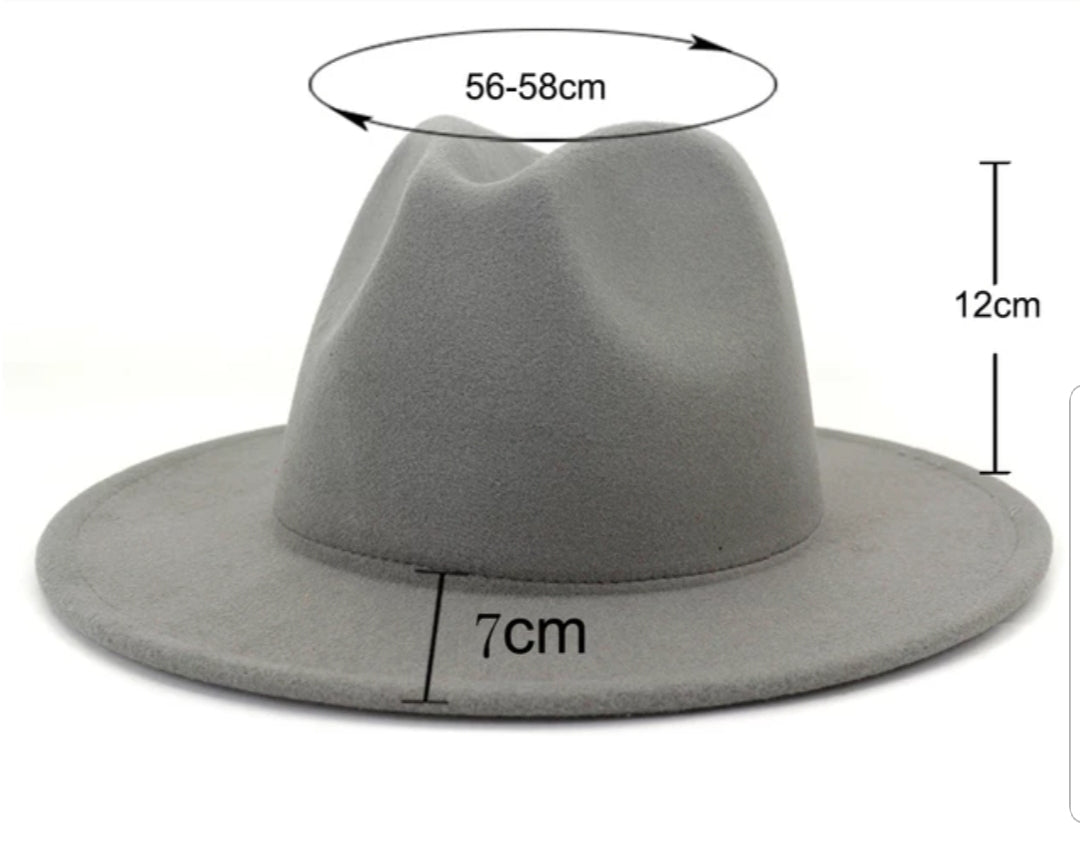 Red bottom Fedora Hat