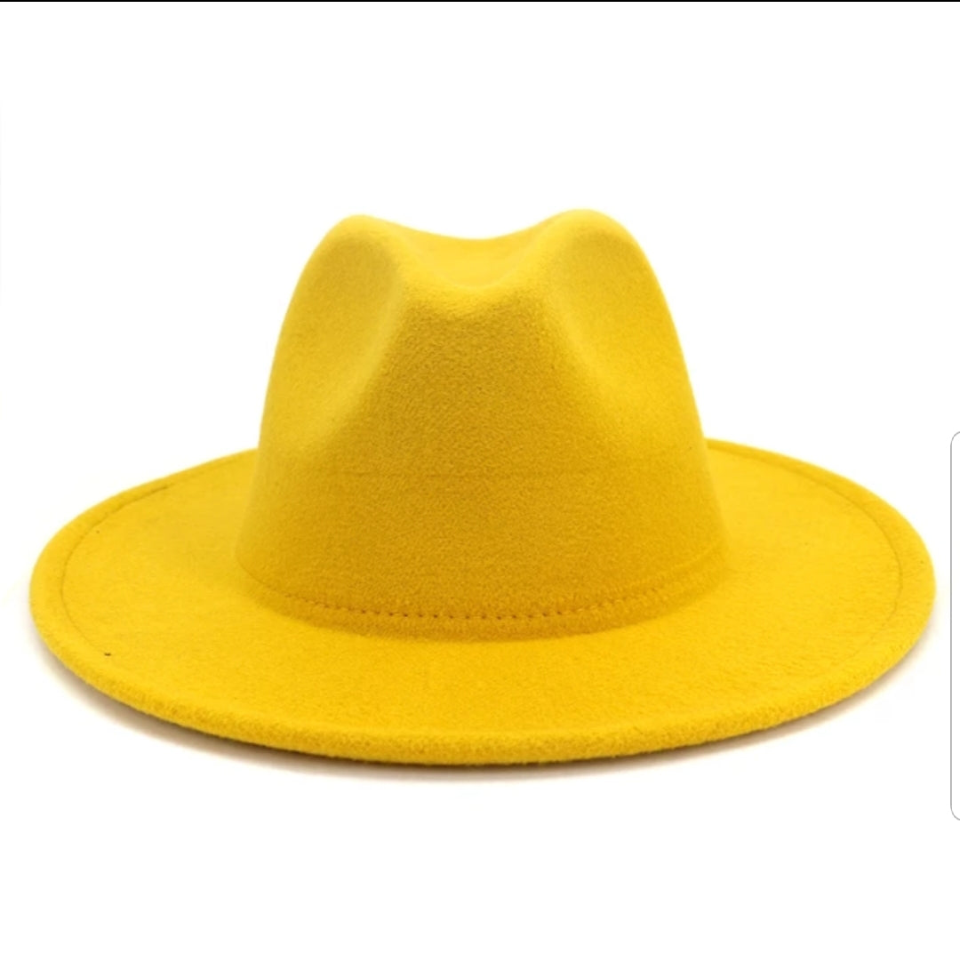 Red bottom Fedora Hat