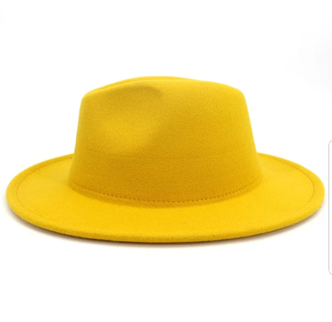 Red bottom Fedora Hat