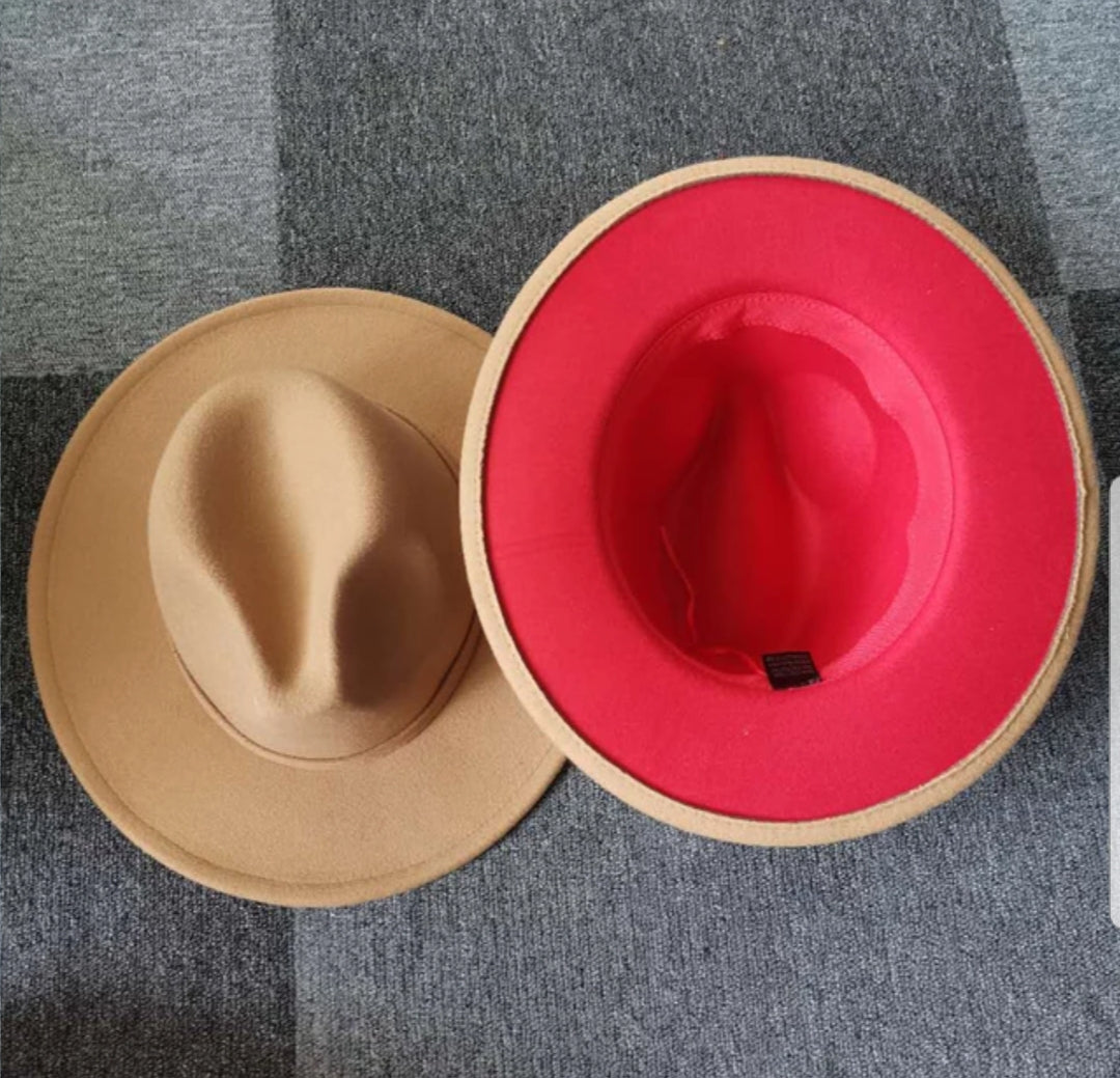 Red Bottom Icon Fedora Hat