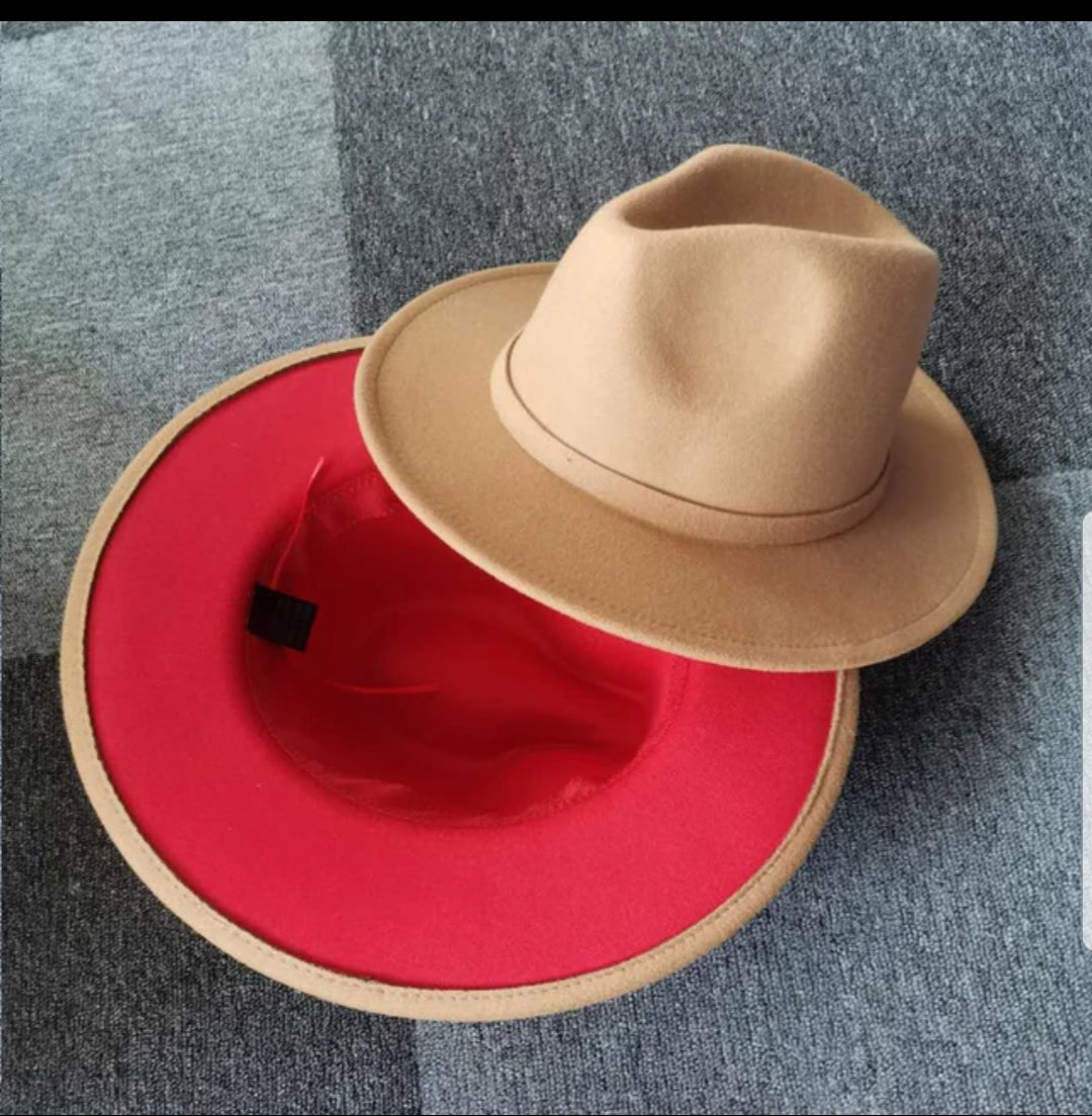 Red Bottom Icon Fedora Hat