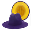 Color Block Fedora Hat