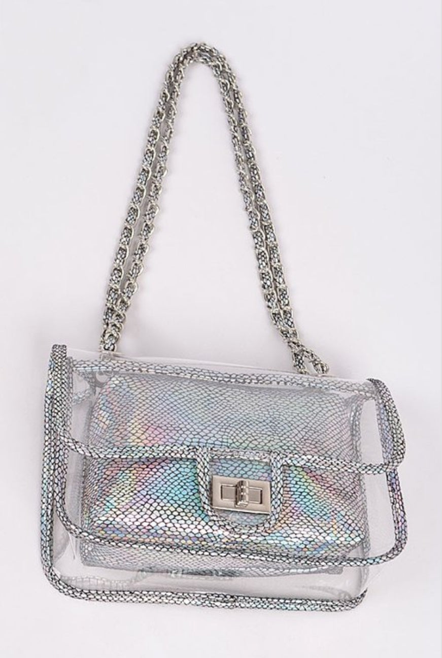 Metallic Ghost Handbag