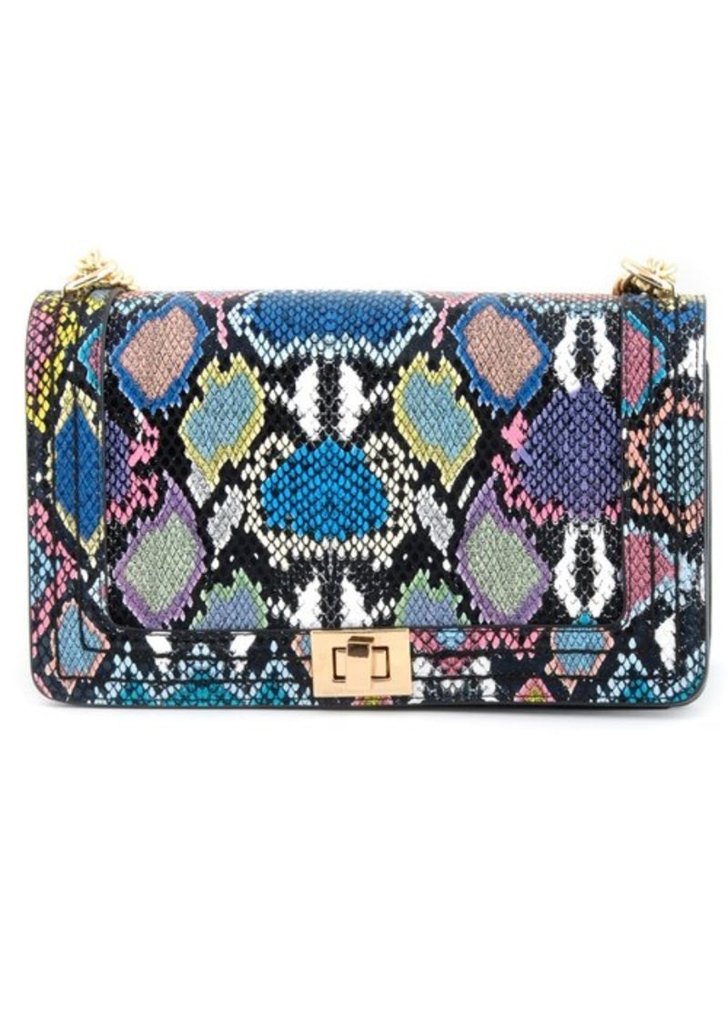 Fiona multi-Snake Handbag