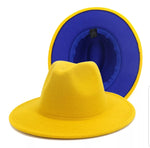 Color Block Fedora Hat