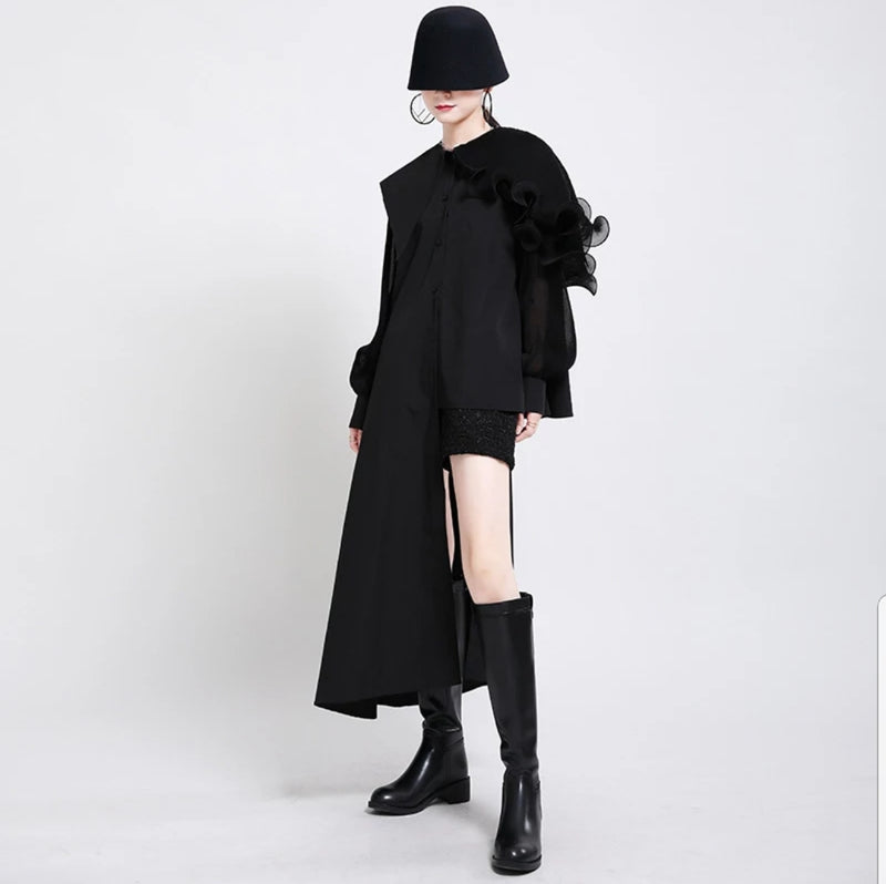 Sassy Girl Asymmetrical Blouse