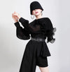 Sassy Girl Asymmetrical Blouse