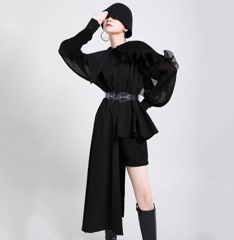 Sassy Girl Asymmetrical Blouse