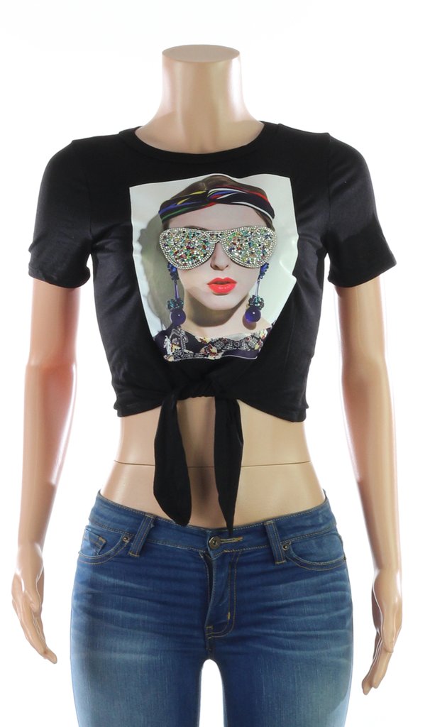 Shades of Glam Crop top