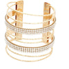 Rhinestone Cuff Bracelet II