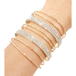 Rhinestone Cuff Bracelet II