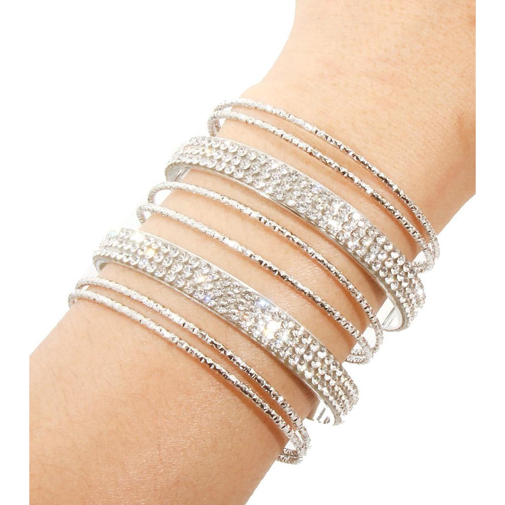 Rhinestone Cuff Bracelet II