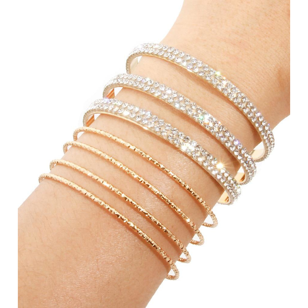 Rhinestone Cuff Bracelet