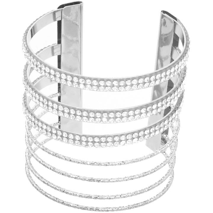 Rhinestone Cuff Bracelet