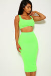 Just Flaunt It Neon 2pc Set