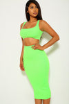 Just Flaunt It Neon 2pc Set