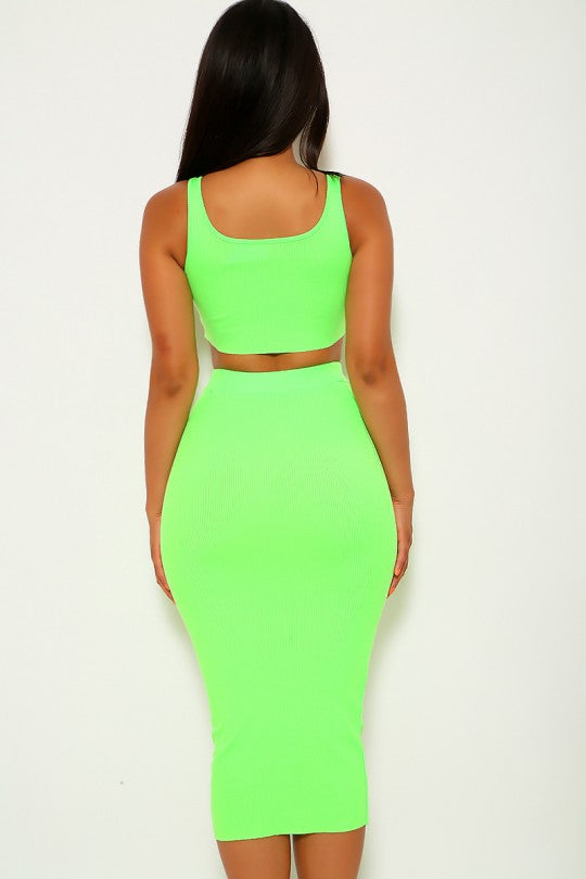 Just Flaunt It Neon 2pc Set